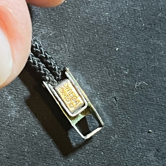 OMEGA 1950 black rope band mechanical manual winding ladies Watch cal 483 - Picture 8 of 13